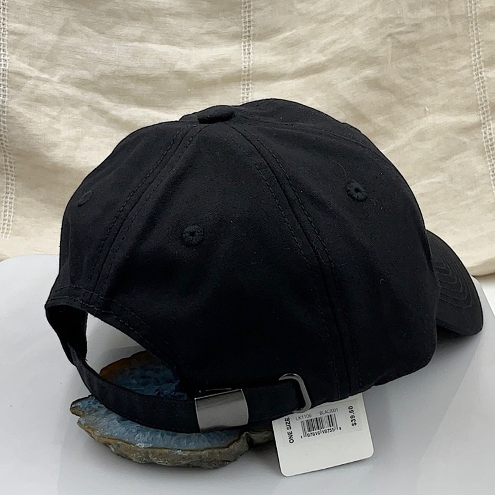Lucky Highest Quality Stainstitch Black Baseball Cap, Adjustable Head Size. - Picture 3 of 7